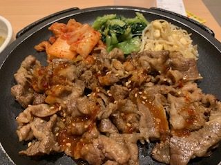 焼きたてのかるび「鉄板焼肉定食」