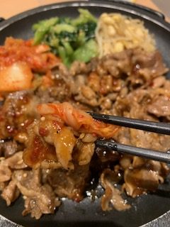 焼きたてのかるび「鉄板焼肉定食」