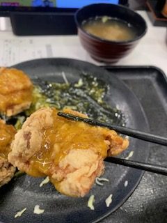 吉野家「ハニーマスタードからあげ定食」