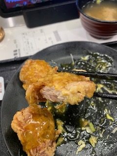 吉野家「ハニーマスタードからあげ定食」