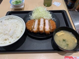 松のや「超厚切りリブロースかつ定食」