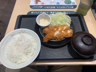 松のや「ささみかつ定食」