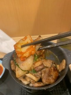 松屋「サムギョプサル風極厚豚カルビ焼肉定食」